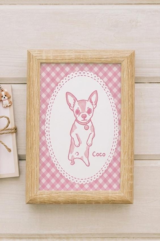 Custom Badly Drawn Pet Portrait