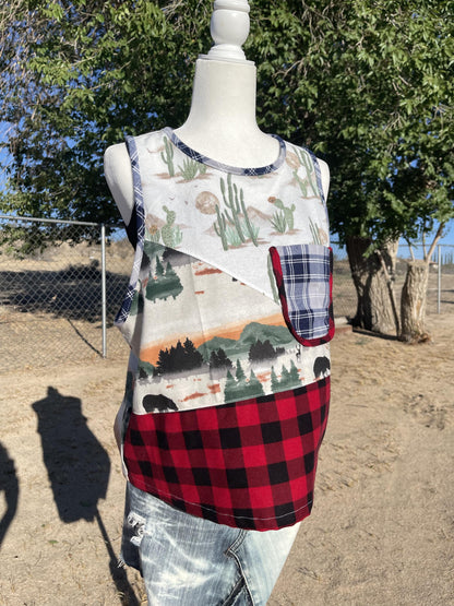 Handmade Patchwork Tank Top