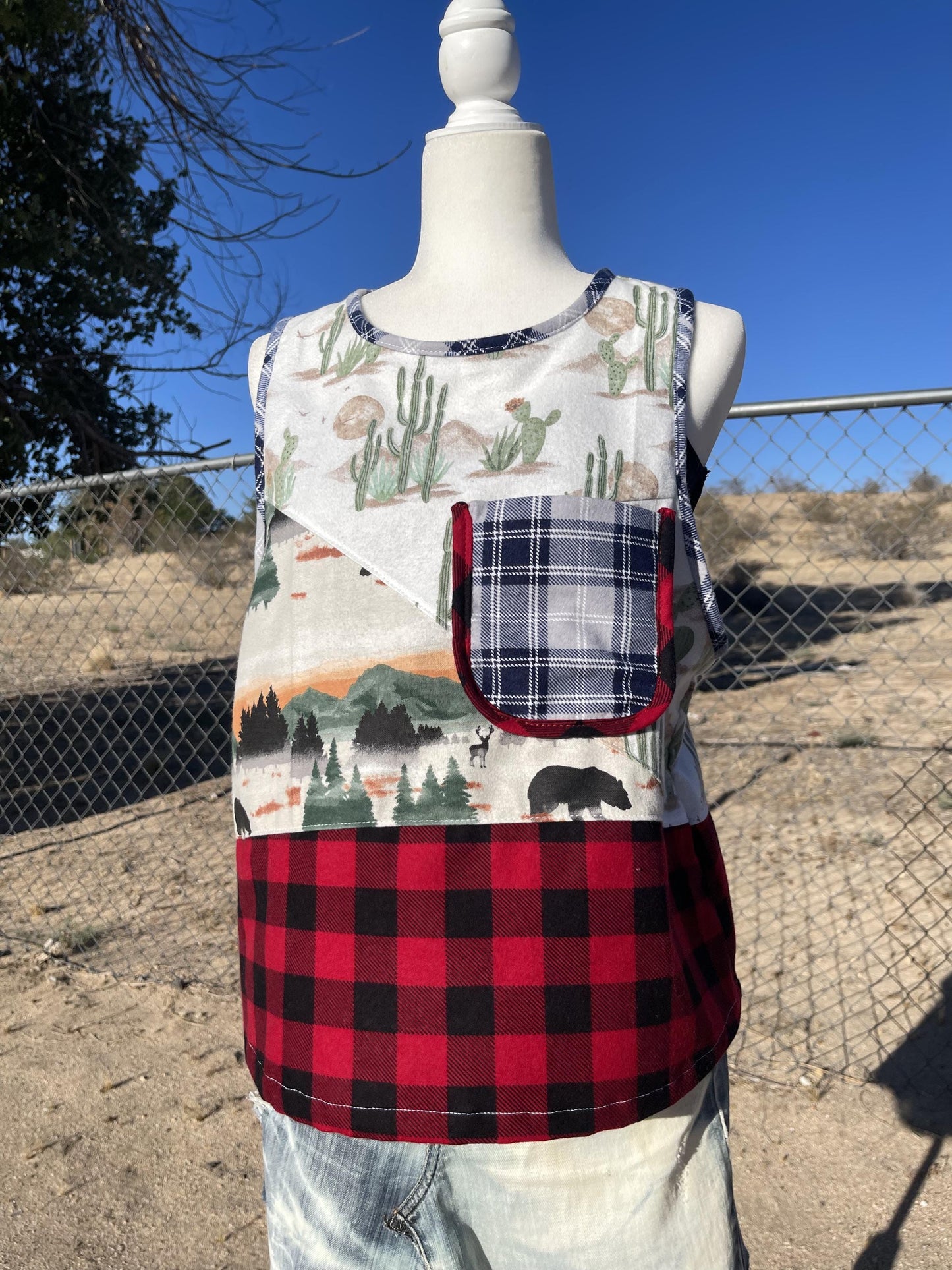 Handmade Patchwork Tank Top
