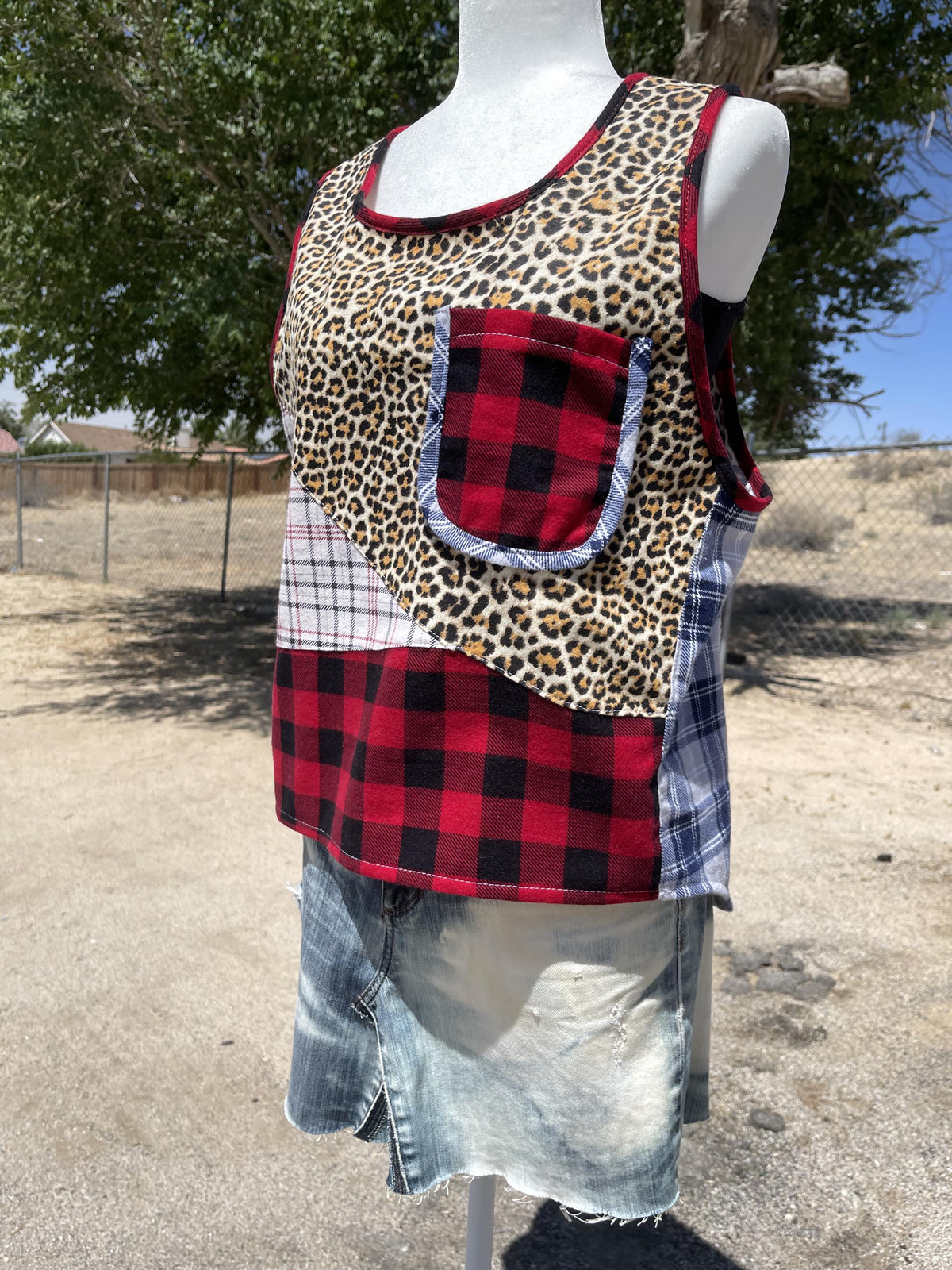 Handmade Patchwork Tank Top