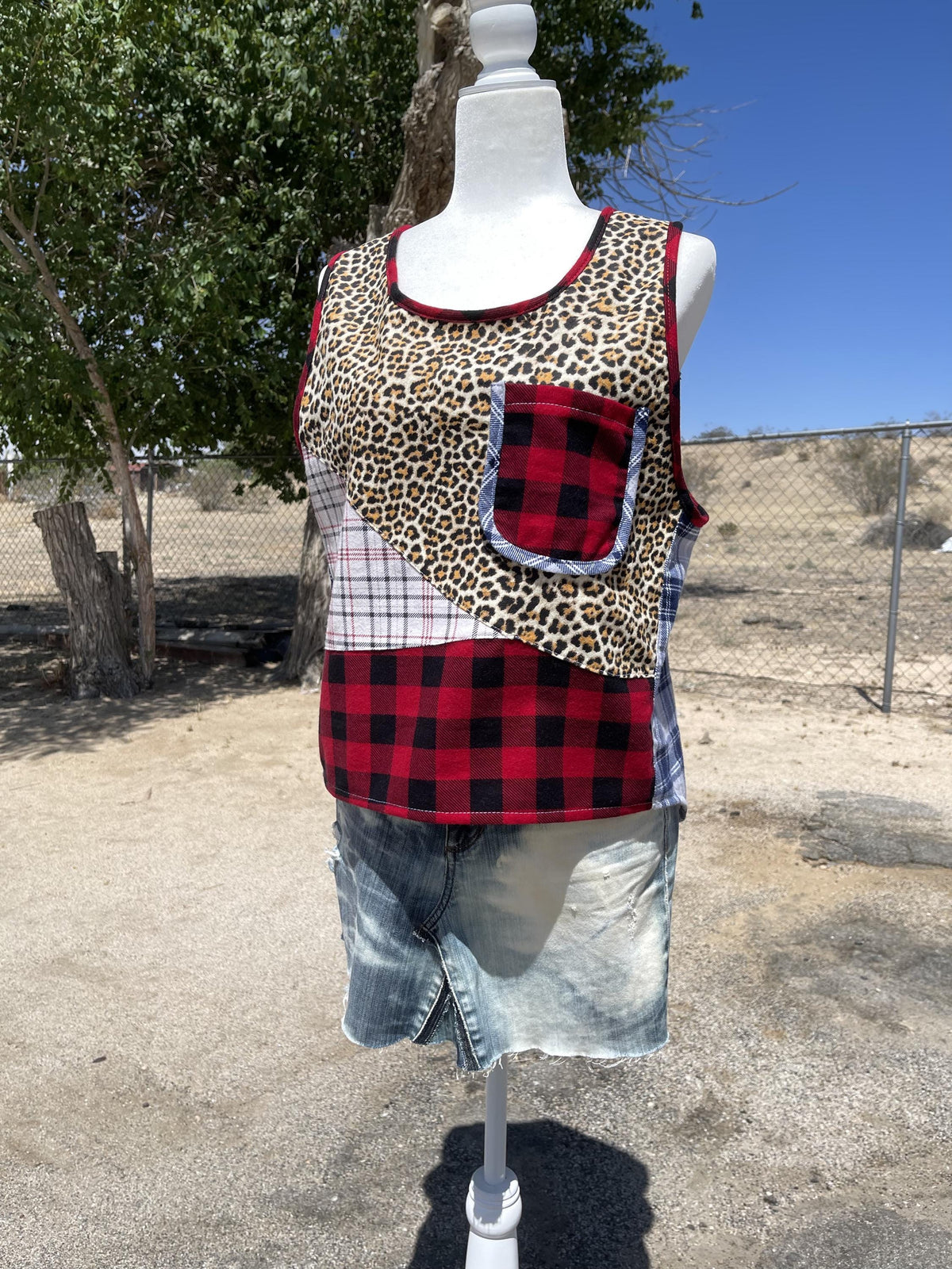 Handmade Patchwork Tank Top