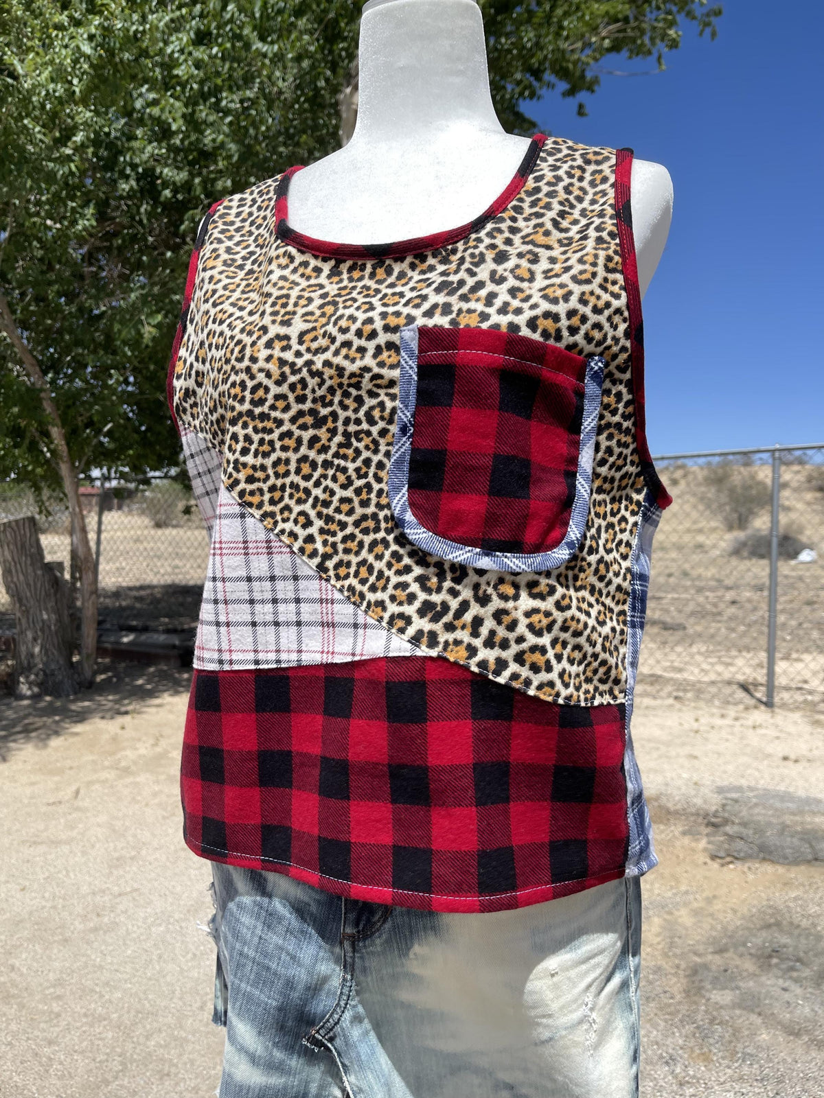 Handmade Patchwork Tank Top