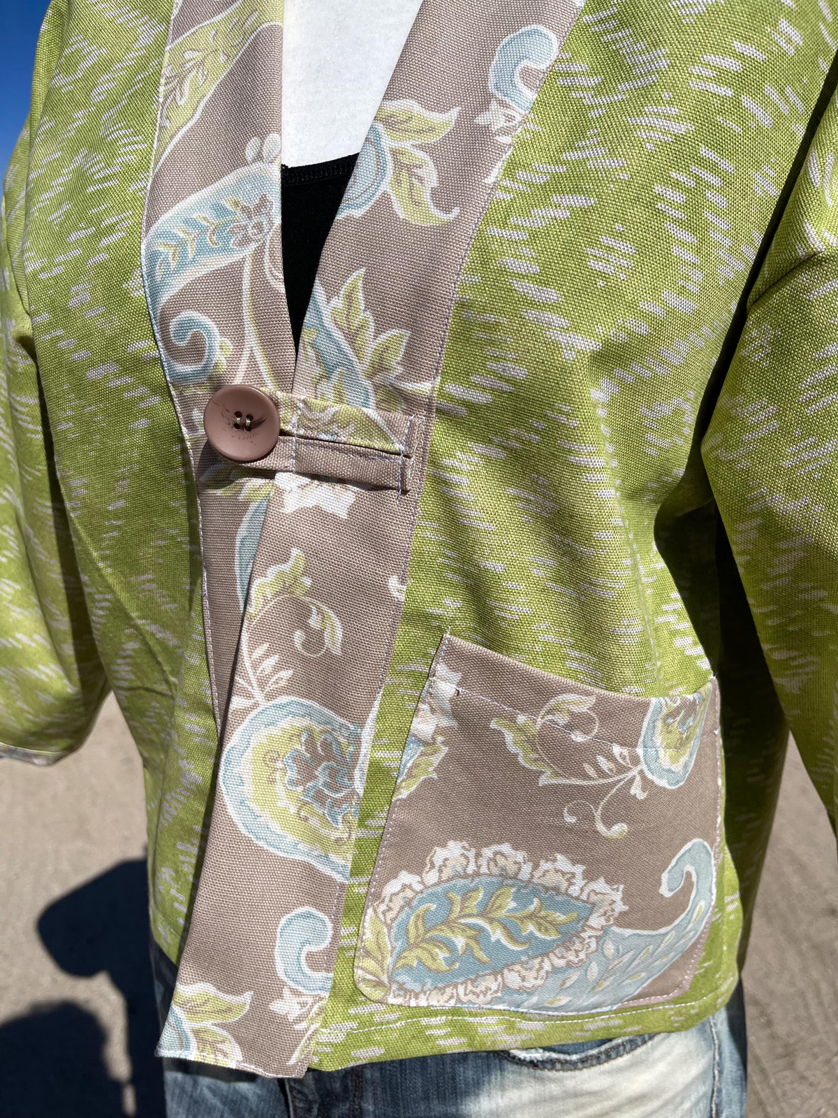 Handmade Kimono Jacket - Green