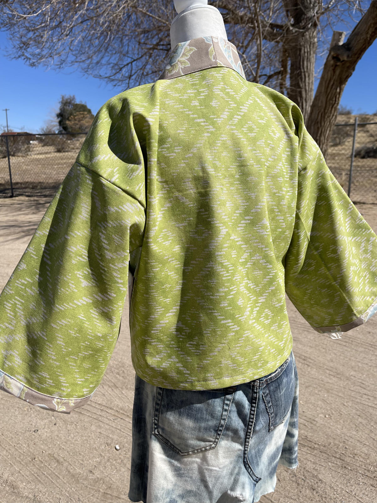 Handmade Kimono Jacket - Green