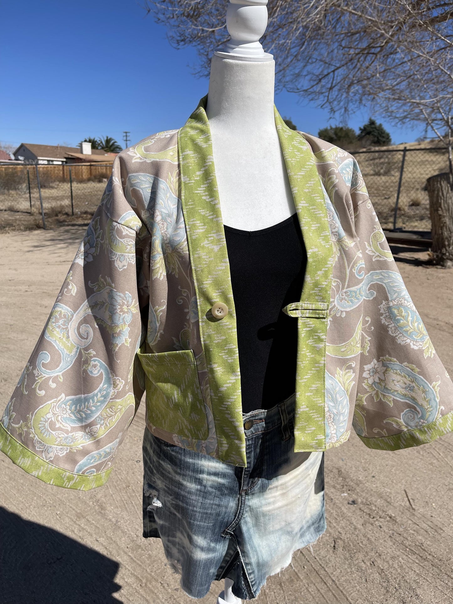 Handmade Kimono Jacket - Beige