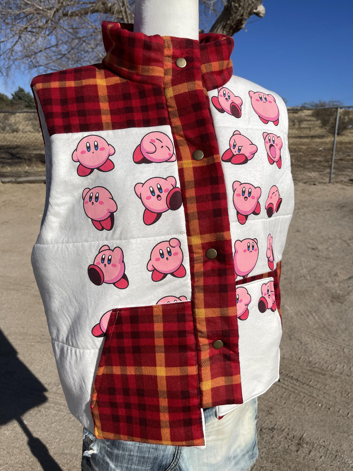 Upcycled Kirby Puffer Vest