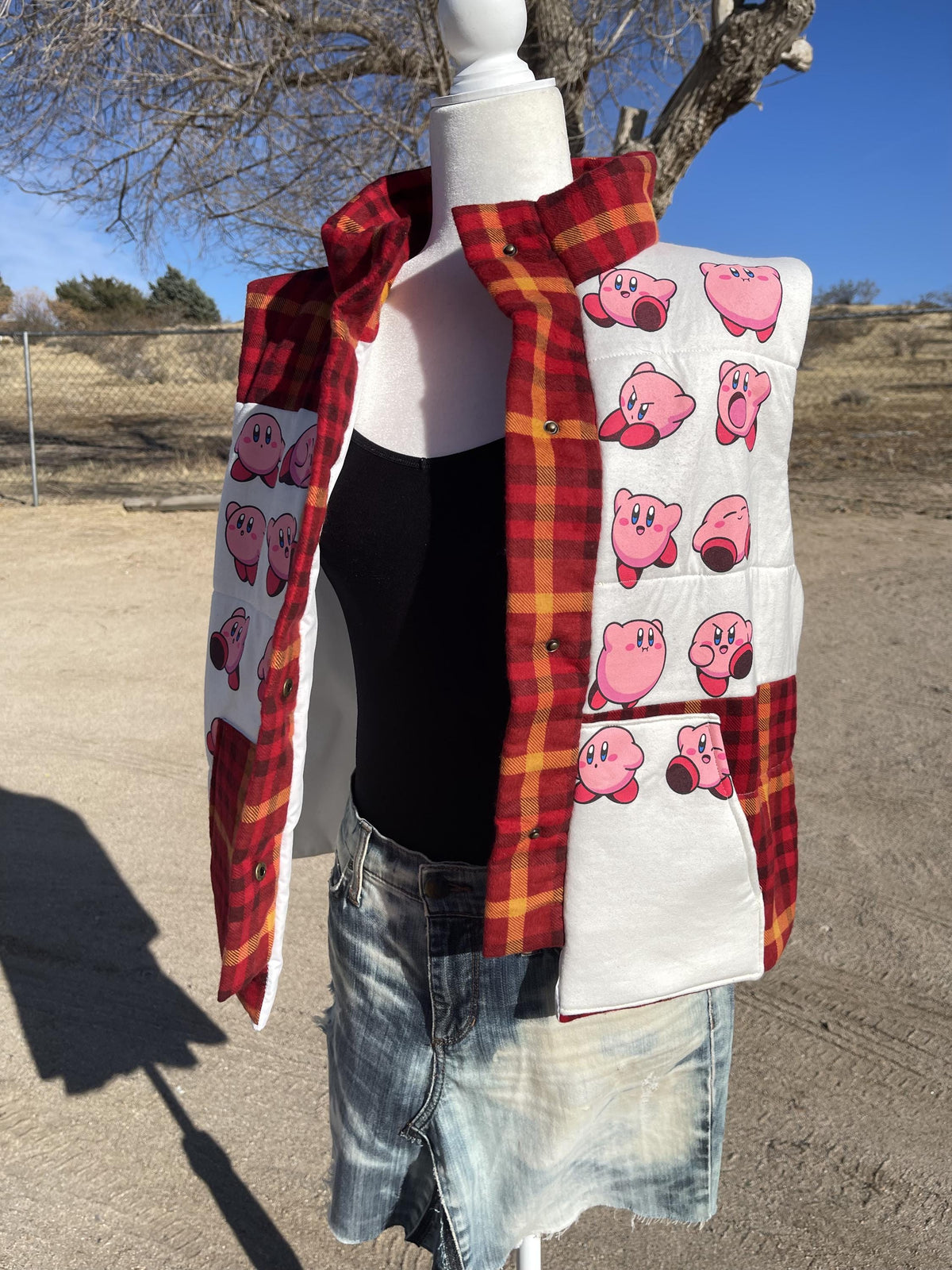 Upcycled Kirby Puffer Vest