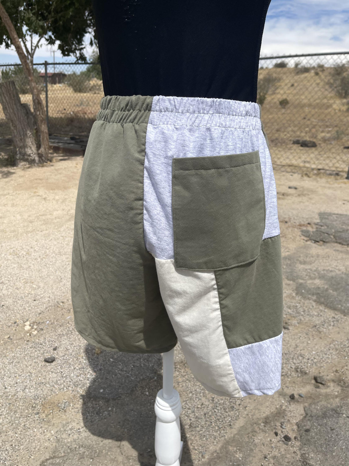 Upcycled Flower Shorts - Desert Rose
