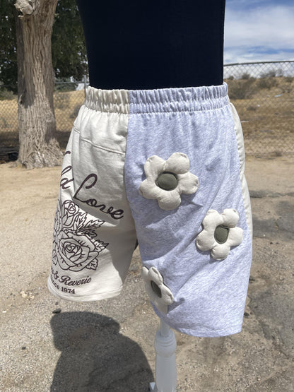 Upcycled Flower Shorts - Wild Love