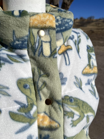 Handmade Frog Puffer Vest