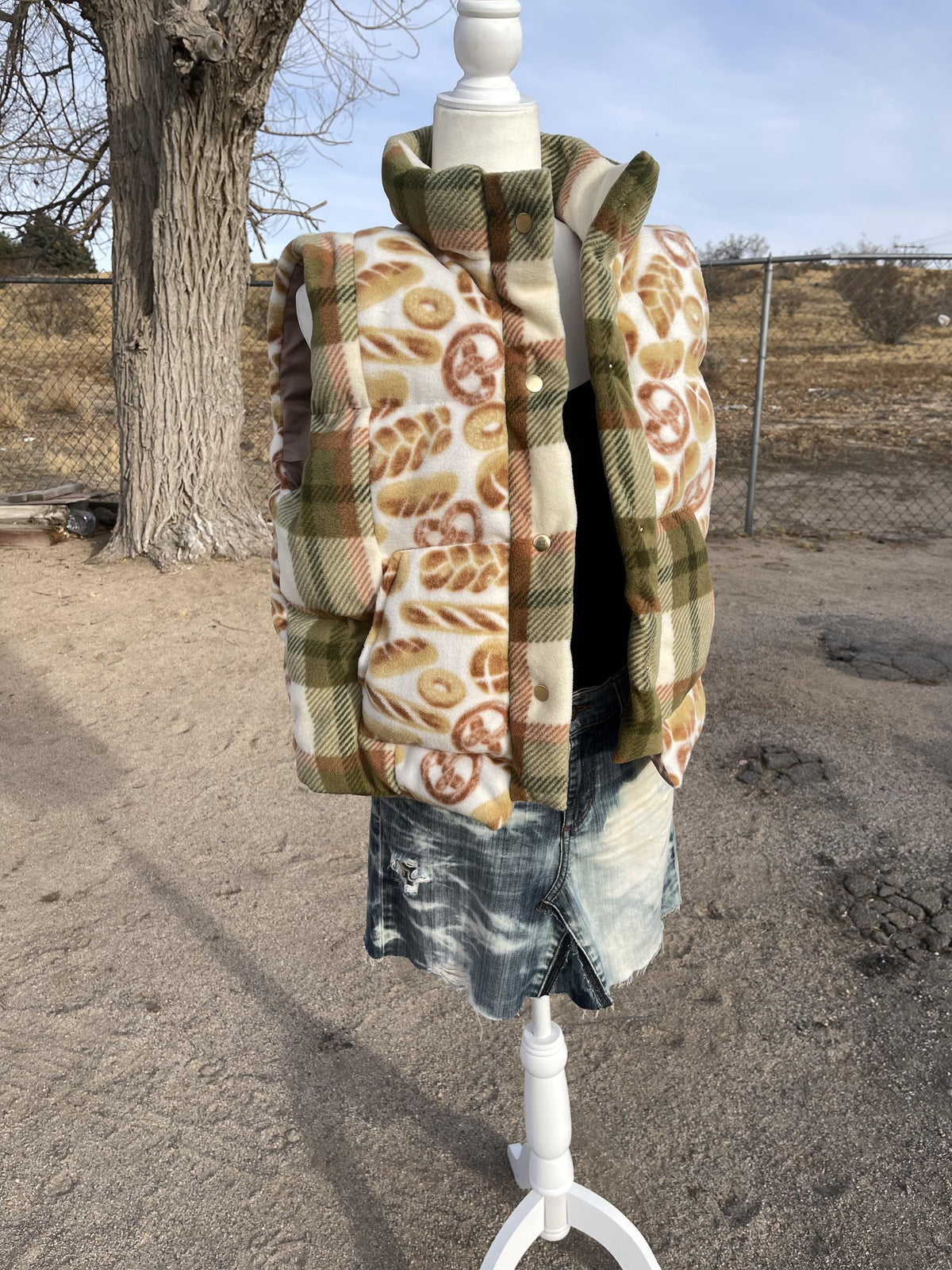 Handmade Bread Puffer Vest