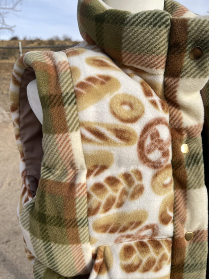 Handmade Bread Puffer Vest