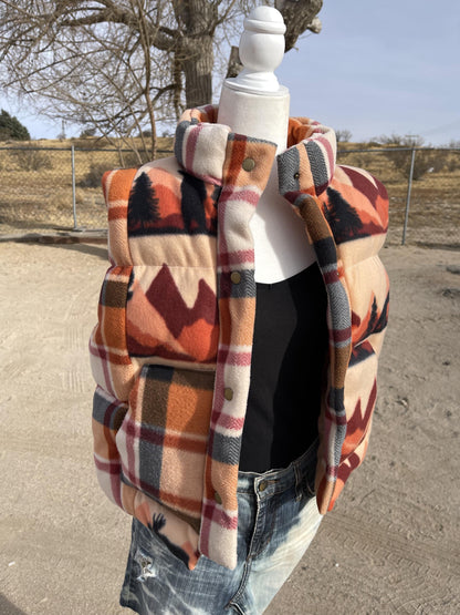 Handmade Wildlife Puffer Vest