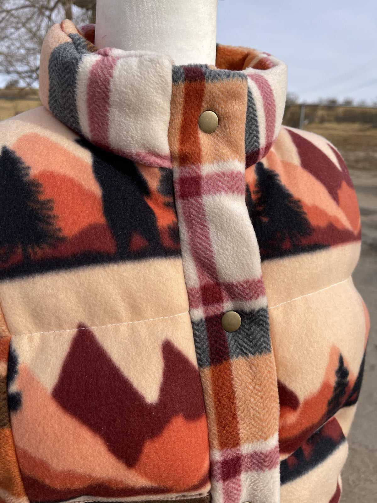 Handmade Wildlife Puffer Vest