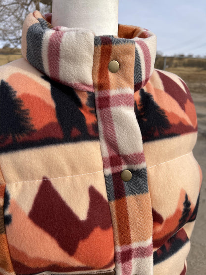Handmade Wildlife Puffer Vest