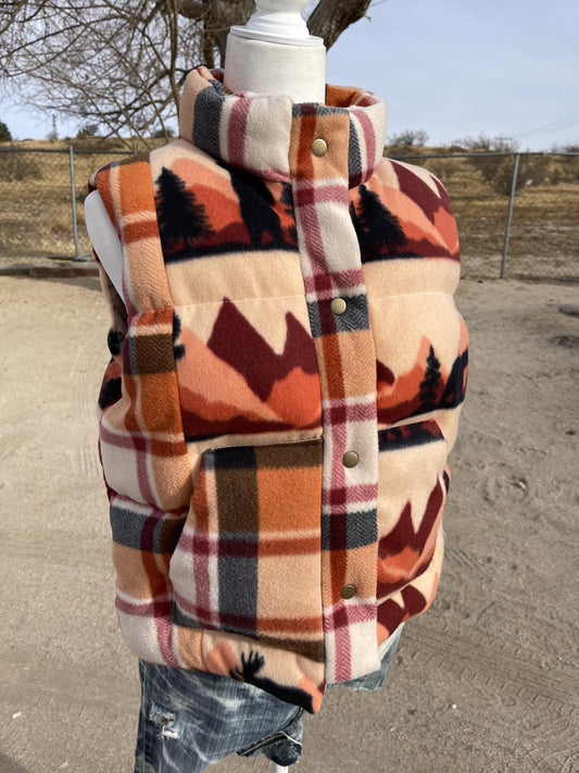 Handmade Wildlife Puffer Vest