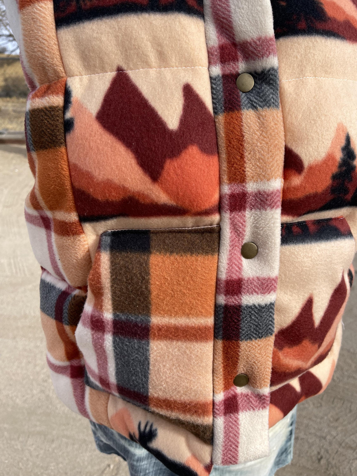 Handmade Wildlife Puffer Vest