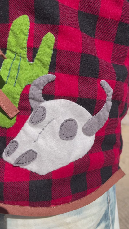 Western Collage Vest