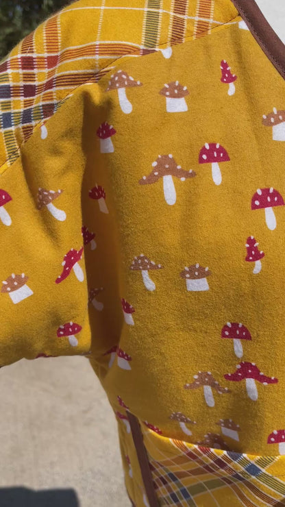 Yellow Mushroom Quilted Vest